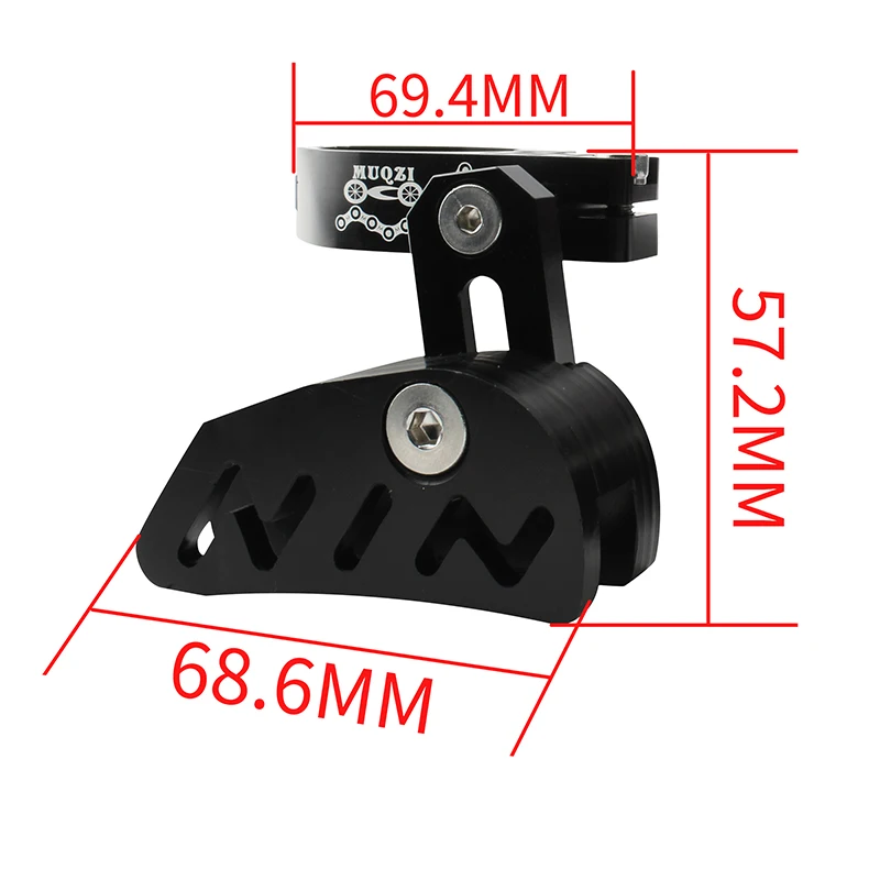 

MTB Single Disc Chain Guide Positive and Negative Gear Chain Stabilizer Front Dial Chain Presser for Off-road Mountain Driving