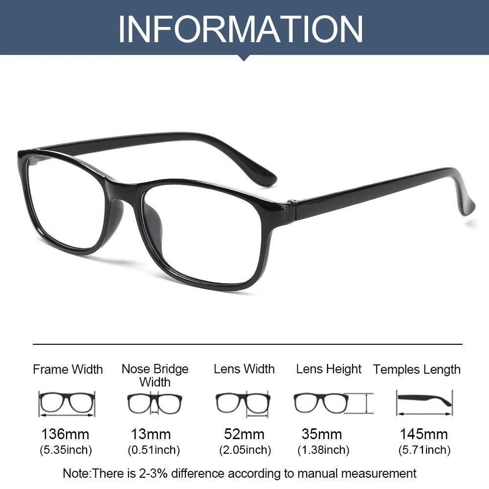 

+1.00~+4.0 Reading Glasses Women Men Lightweight Presbyopic Reading Glasses Diopter Presbyopia Eyewear Elderly Accessories