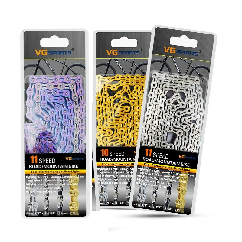 Велосипедной цепи 8 9 10 11 Скорость MTB дорожный велосипед полу/полный полый цепочка