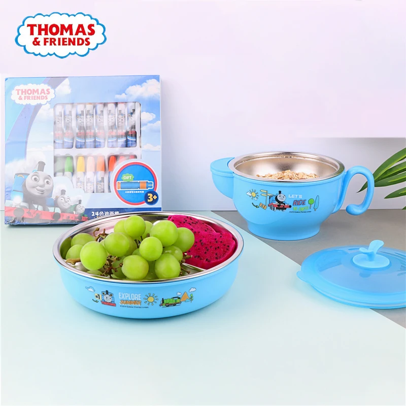 С принтом из мультфильма Томас и его друзья Детская посуда вилка ложка набор