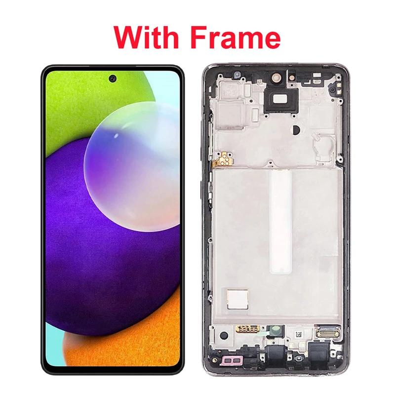 Suitable For Samsung A52 Screen Assembly A52 4G 2021 Mobile Phone LCD Display A425 Incell Touch Screen Adjustable Brightness