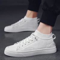man leather shoes outdoor breathable fashion casual shoes male spring autumn sneakers mens walking footwear white shoes men