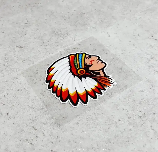 Светоотражающая индийская наклейка на голову Переводные картинки для