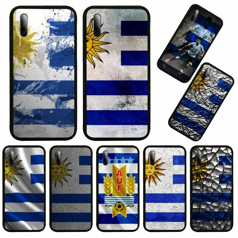 

Uruguay flag Phone Case For Huawei Honor View V 5 7 8 9 10 20 30 X S Play Lite Pro Cover