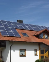 solar panel kit complete with battery 10000w 220v 110v solar panel 300w hybrid inverter farm villa heater home off grid system
