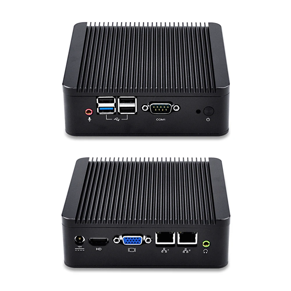 Самый дешевый безвентиляторный мини-ПК NUC Celeron J1900 микро Тонкий настольный