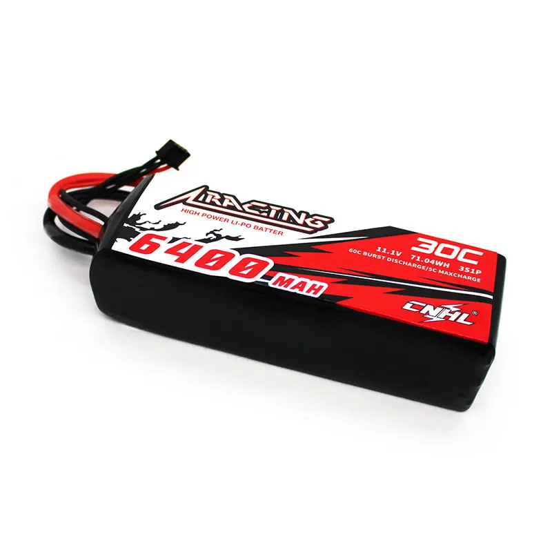 2 блока CNHL Racing Series 6400 мАч 11 1 В 3S 30C Lipo аккумулятор мягкий корпус с TRX штекером для