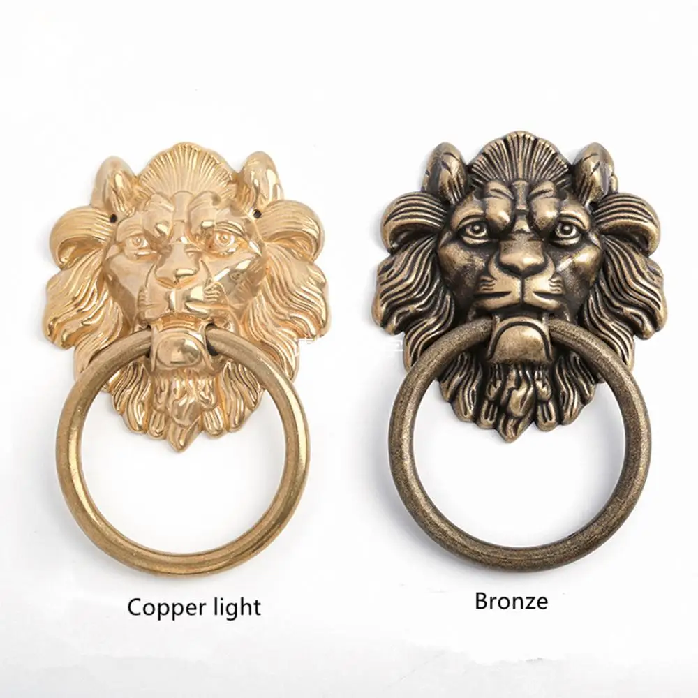 Винтажное мужское кольцо в виде головы единорога китайском стиле|Ручка для