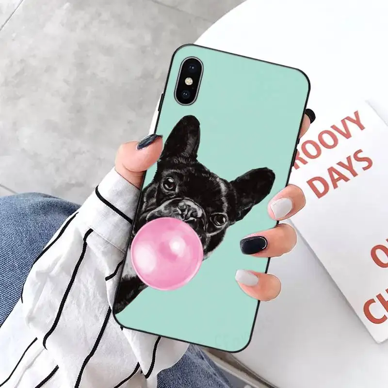 

Bulldog Phone Case for iPhone 11 12 pro XS MAX 8 7 6 6S Plus X 5S SE 2020 XR mini