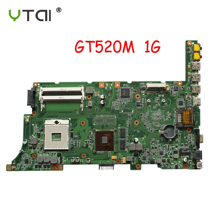 Материнская плата YTAI K73SD для ноутбука ASUS K73E X73E REV: 2,3 HM65 GT520M 1G