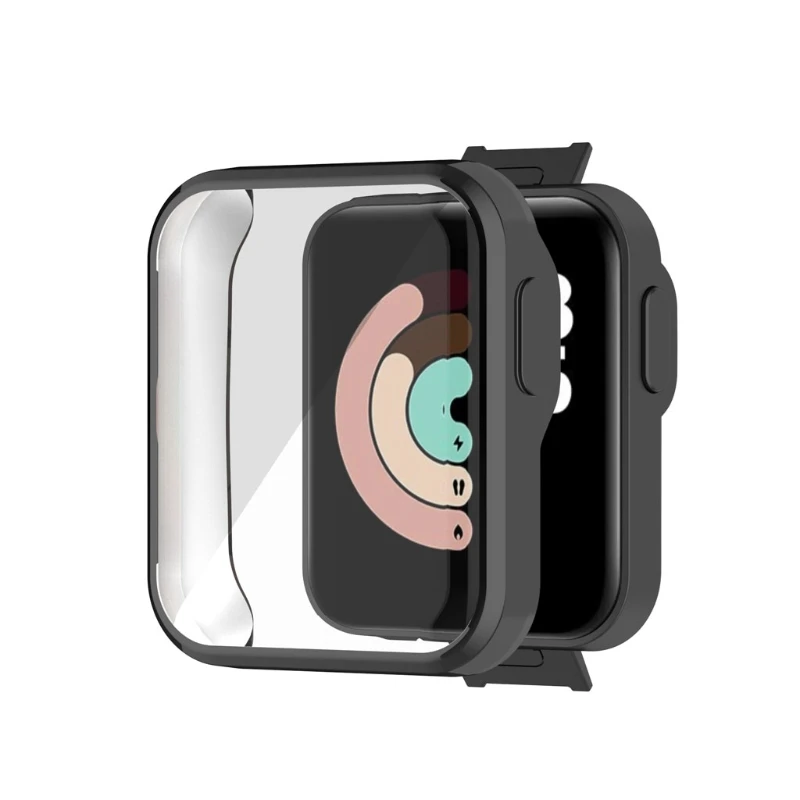 

Soft Colorful Watch Protector Case Screen Protective Cover Skin Shell for -Xiaomi Mi Watch Lite Redmi Watch Accessories