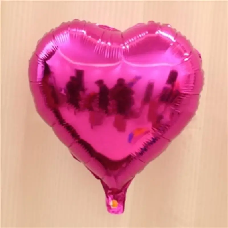 

18 Inches Foil Balloon Heart Shaped Metallic Birthday Wedding Party Decoration