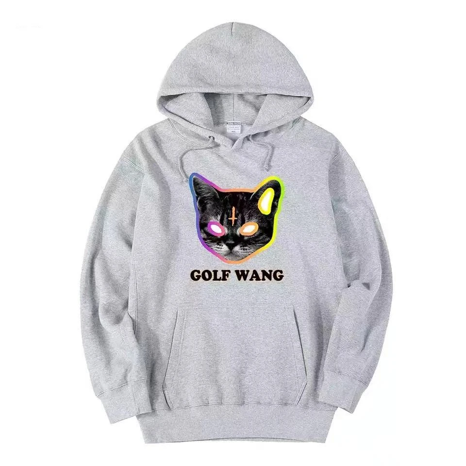 

Мужская толстовка Golf Elvis в стиле панк, крутая осенне-зимняя мужская и женская верхняя одежда, Женский пуловер, уличная одежда с 3D принтом P