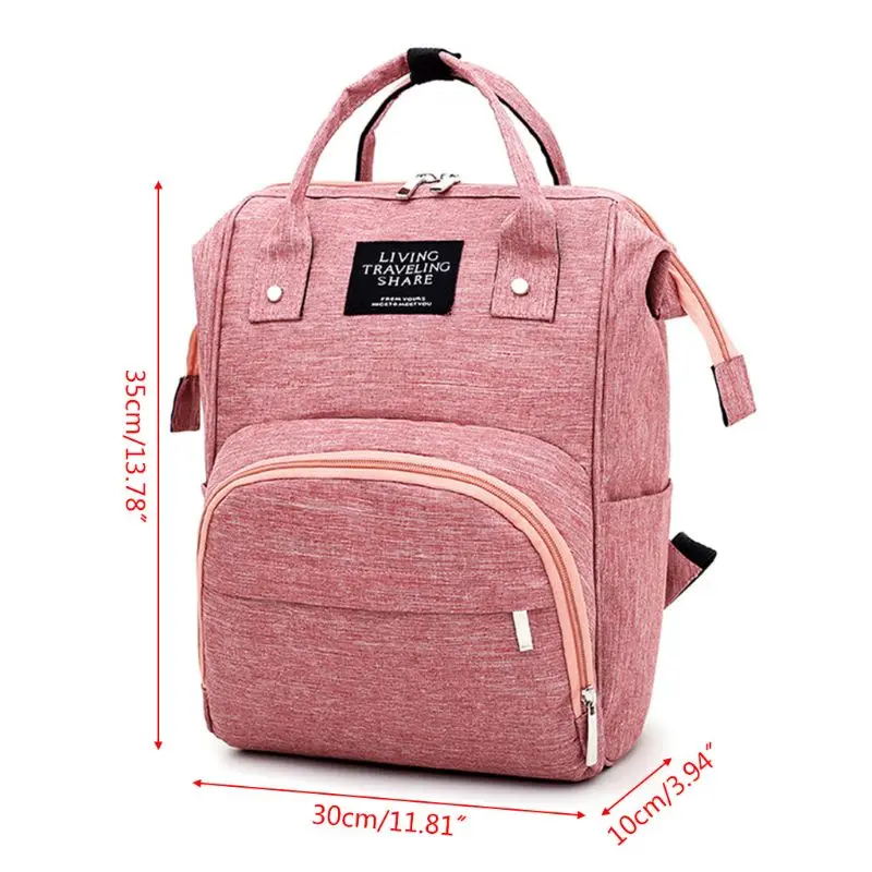 

Simple Carry Clip Maternity Nappy Diaper Bag Large Capacity Baby Travel Backpack Handbag