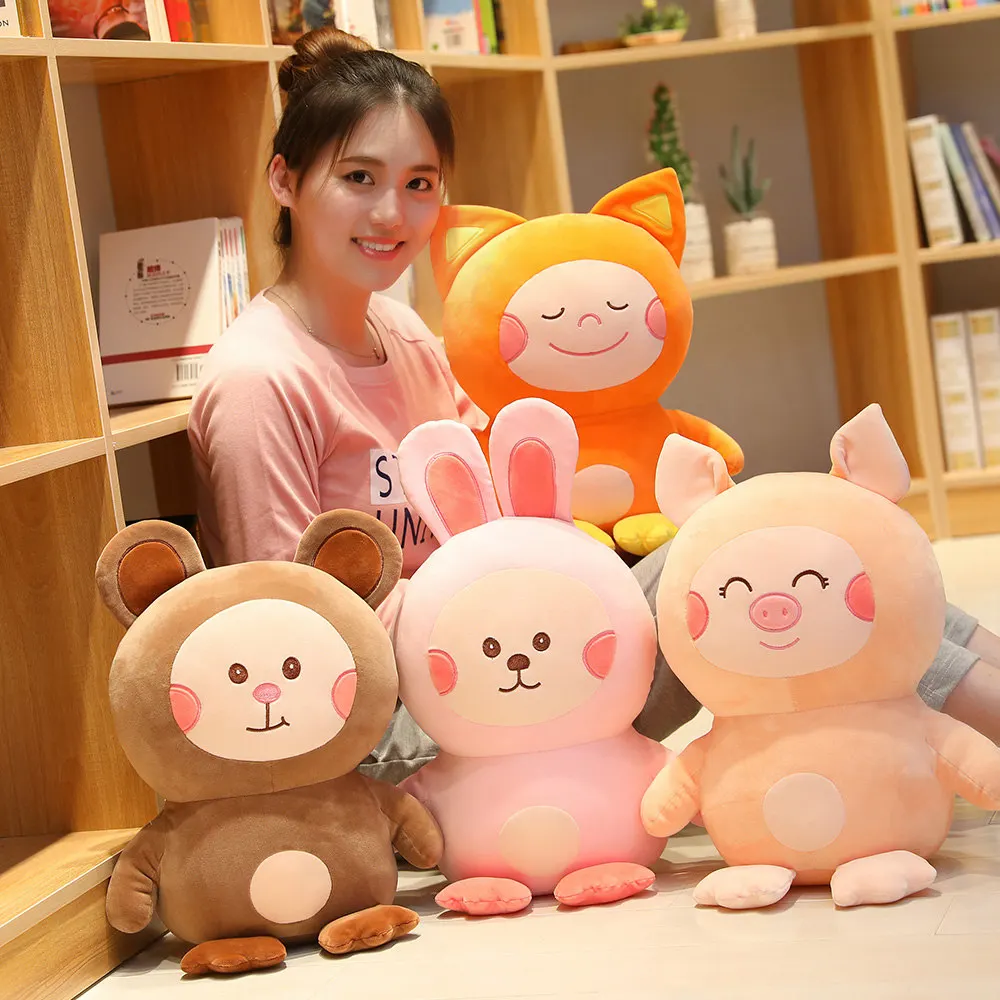 

1pc 30/40cm Cute 6 Kinds Of Animal Toys Soft Stuffed Animals Dolls Toy For Children Baby Girls Christmas Gifts Birthday Presents