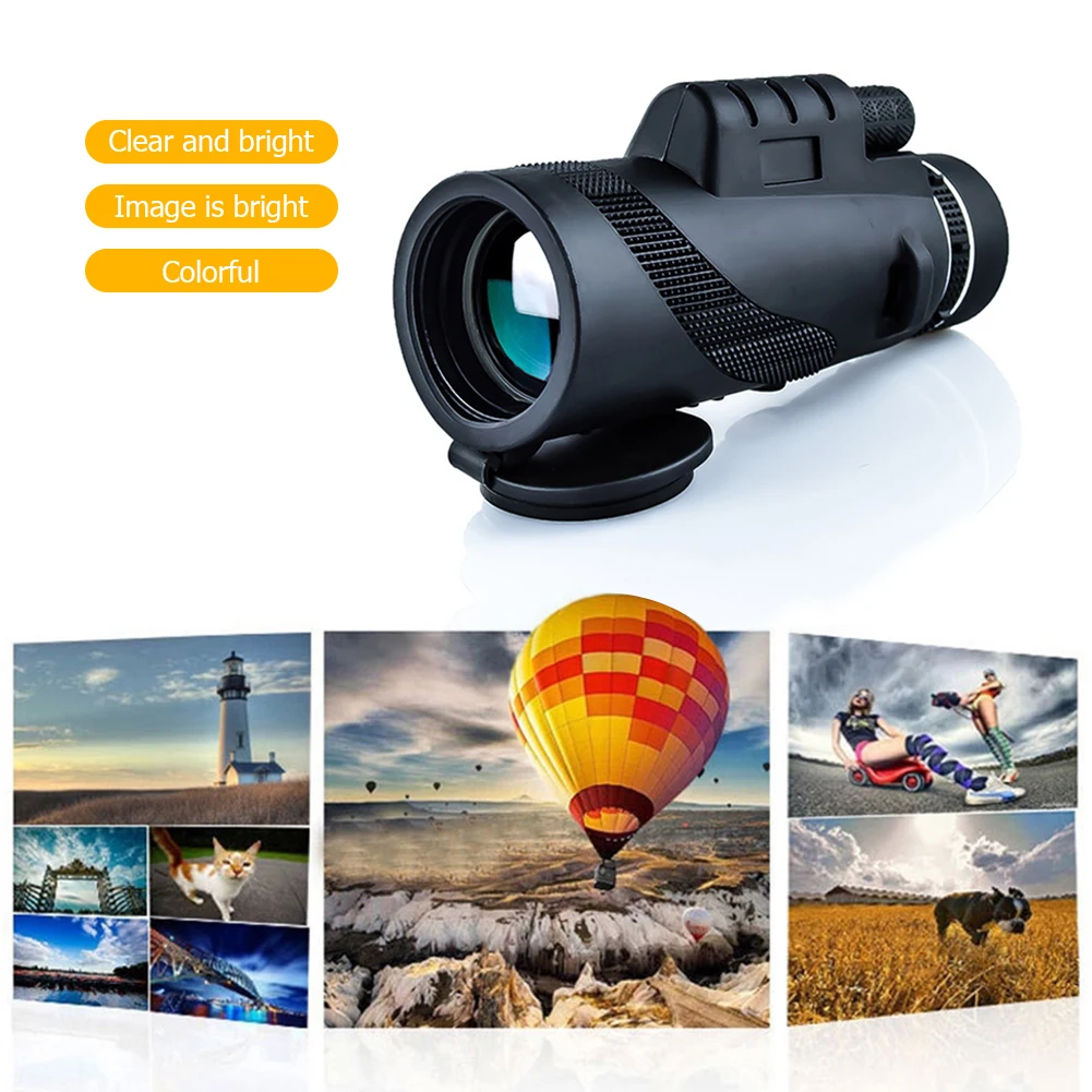 BAK4 80X100 оптический телескоп с зумом HD объектив водонепроницаемый Монокуляр