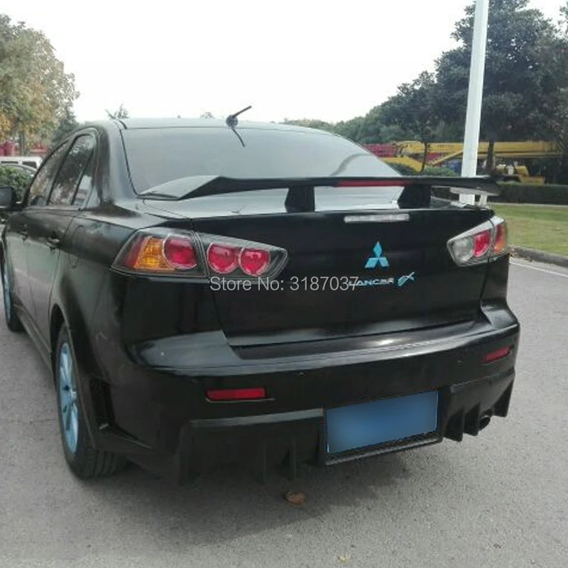 Спойлер для Mitsubishi Lancer 2009-2017 пластиковая задняя крышка багажника из АБС-пластика