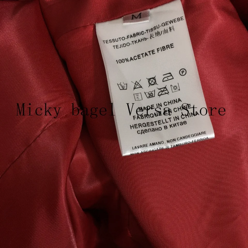 

2021 luxury brand button printing fashion women's top temperament Lapel versatile slim double breasted long sleeve suit coat