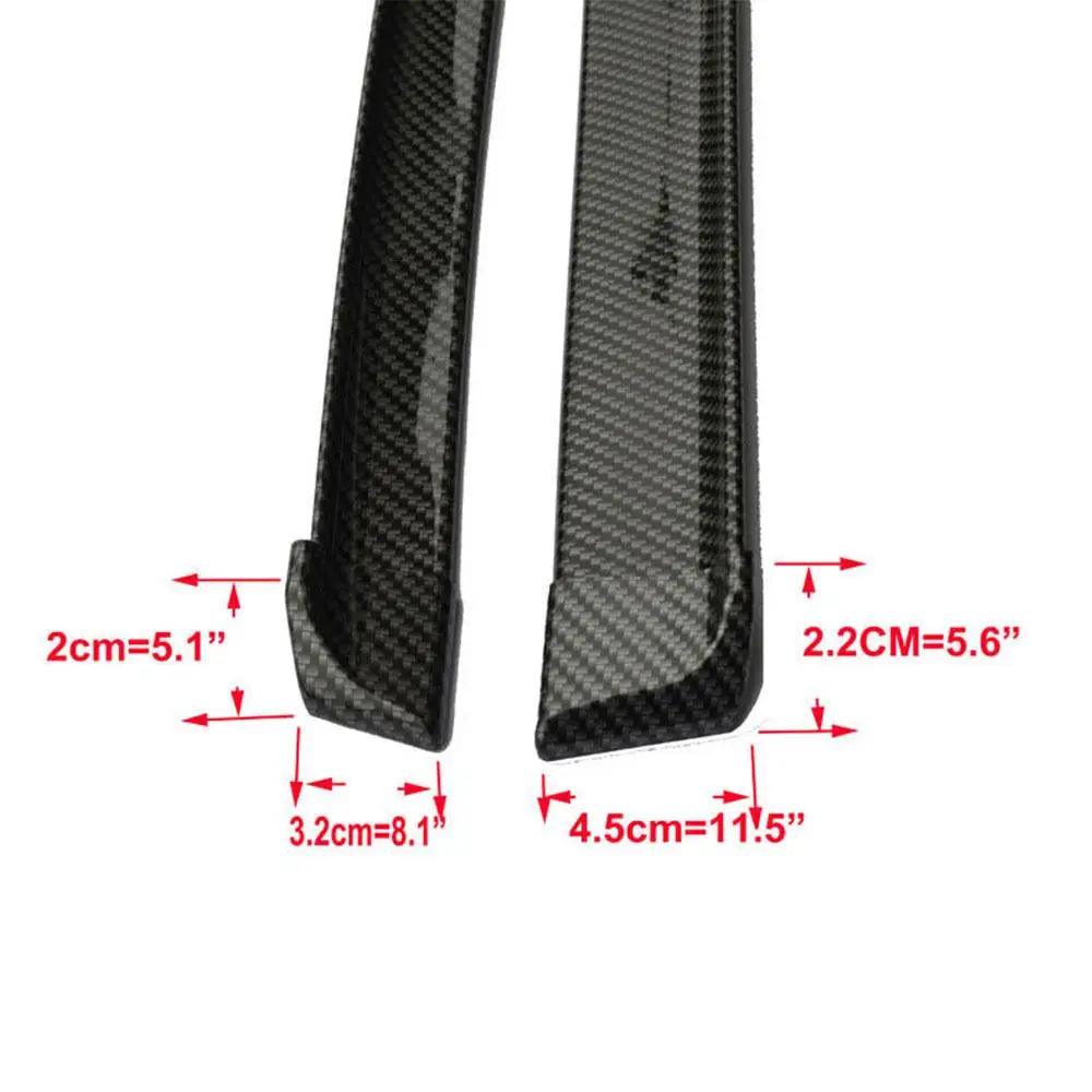 Спойлеры из углеродного волокна для стайлинга автомобиля 1 5 м спойлер