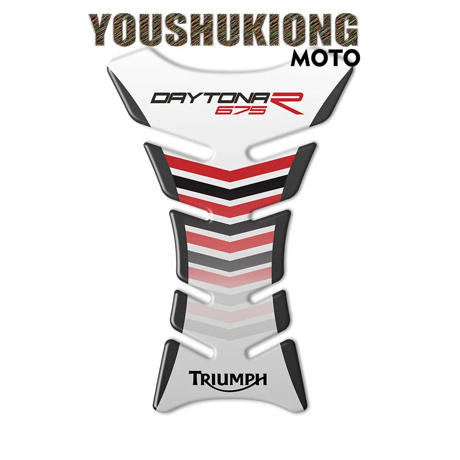 

Motorcycle 3D Tank Pad TankPad Protector Decal Sticker Emblem for Triumph drytonar 675
