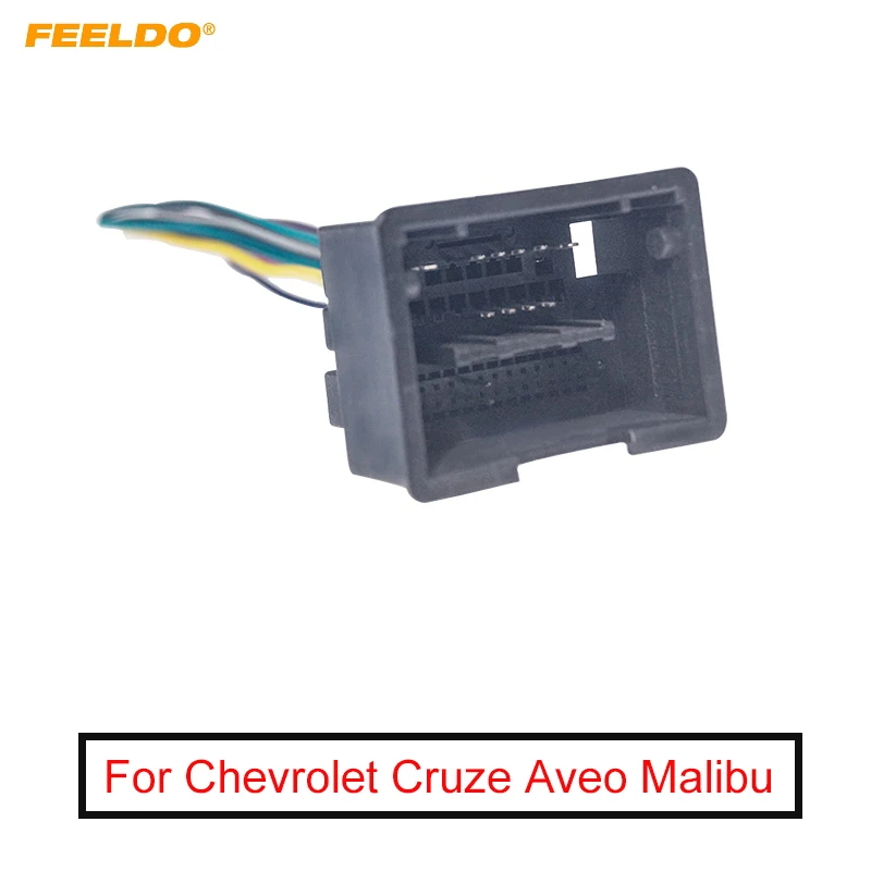 FEELDO 1 шт. Автомобильная стерео аудиоустановка адаптер электропроводки для Chevrolet