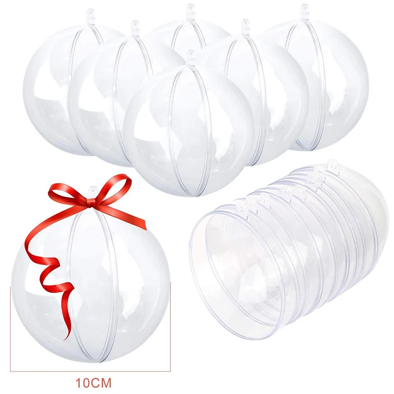 

Transparent Decoration Balls, 20 Transparent Christmas Decoration Balls, Christmas Decoration Tree Balls (100 mm)