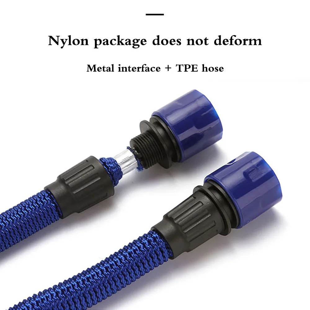 25FT 100FT садовый шланг расширяемый волшебный гибкий для воды ЕС пластиковые шланги