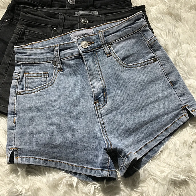 Женские рваные джинсовые шорты с высокой талией женские летние для женщин