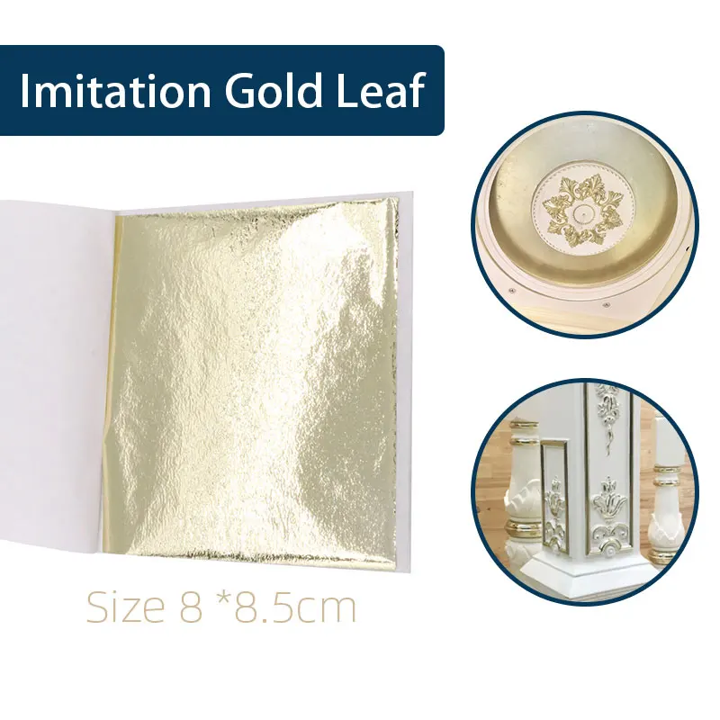 Оптовая продажа имитация золотых листьев Тайваньская фольга из сплава цвет