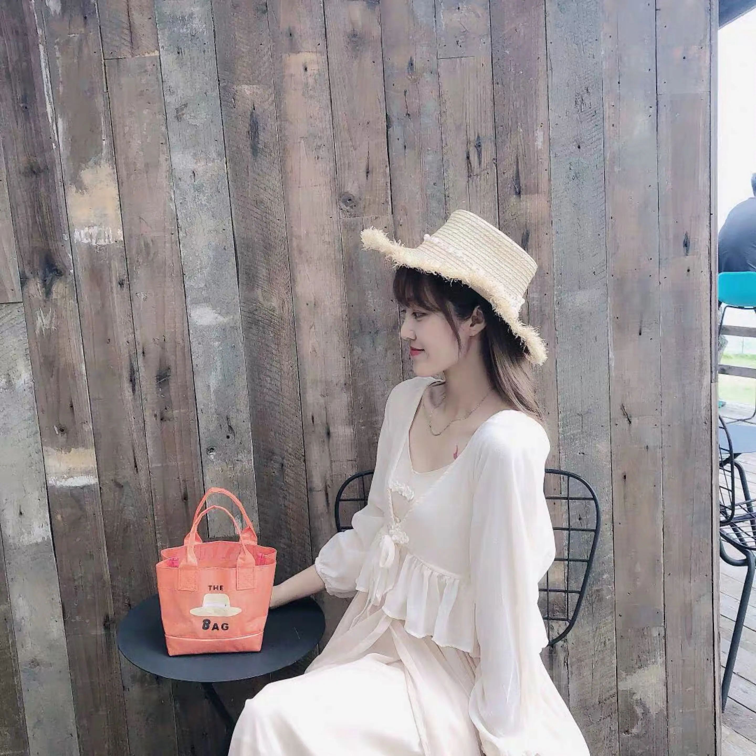 Шляпа Luna &amp Dolphin Женская ручной работы Пляжная Соломенная Панама от солнца из