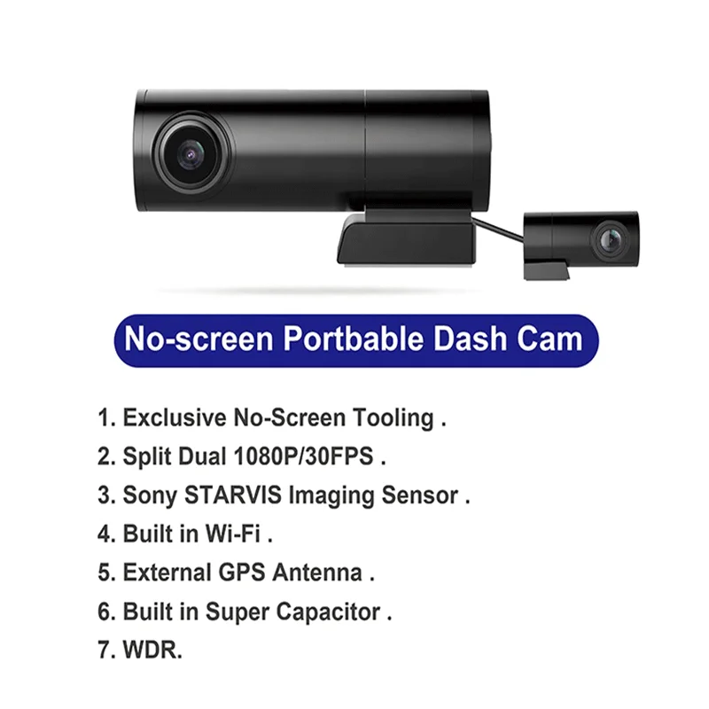 mini hidden qhd 1440p car dash cam front rear camera dvr detector with wifi gps fhd1080p video recorder 24h parking monitor free global shipping