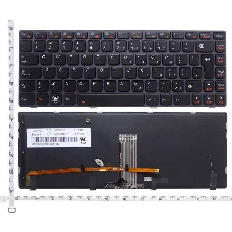 Новый Для Lenovo Y480 Y480A Y480N Y480P Y485 Y485P Y480M клавиатура 25202980|Клавиатуры для замены| |