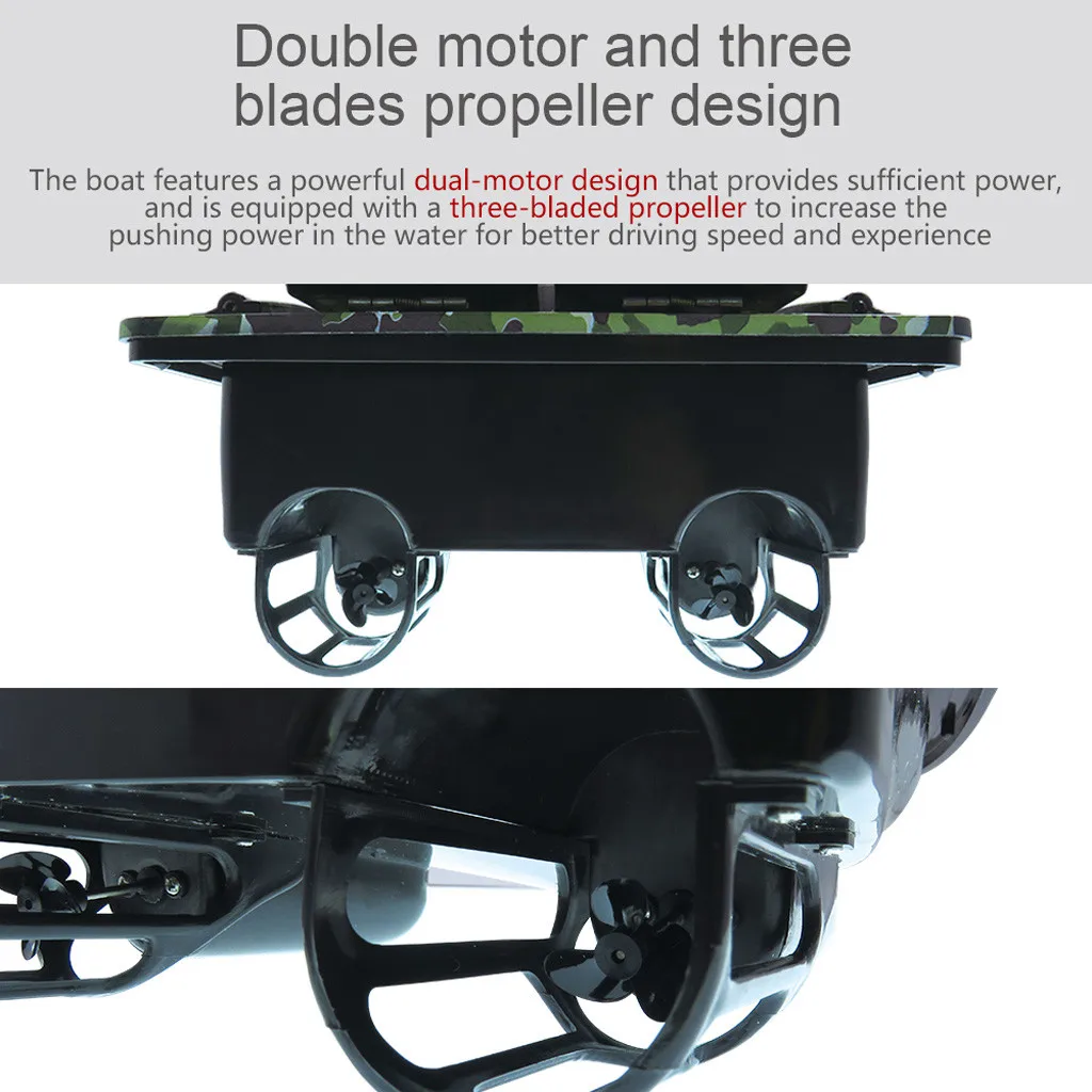 RC лодка рыболокатор 1 5 кг нагрузка 500 м дистанционное управление приманка