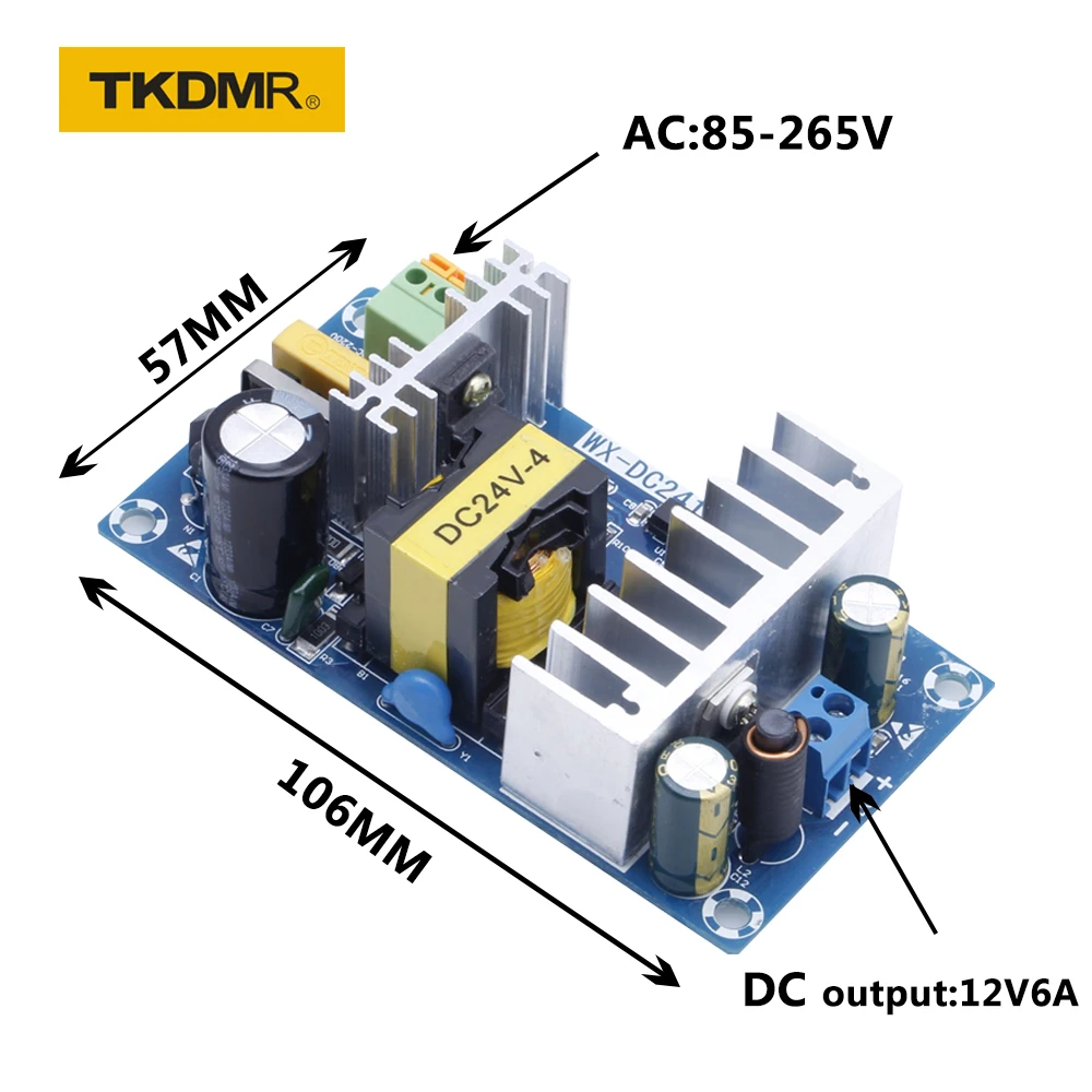 

Power Supply Module Board Switch AC-DC Switch Power Supply Board AC100-240V to DC 5V12V 15V 24V 36V 48V 1A 2A 3A 4A 5A 6A7A8A 9A