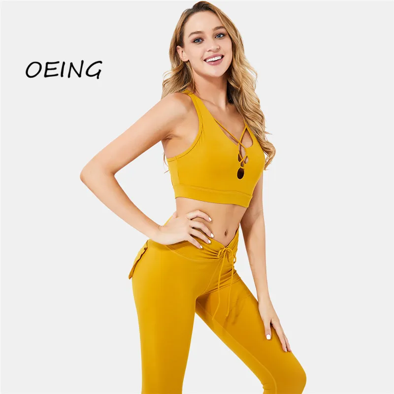 

Комплект для йоги из двух предметов, женский спортивный бюстгальтер, комплект для йоги, комплект одежды для отдыха, одежда для тренировок дл...