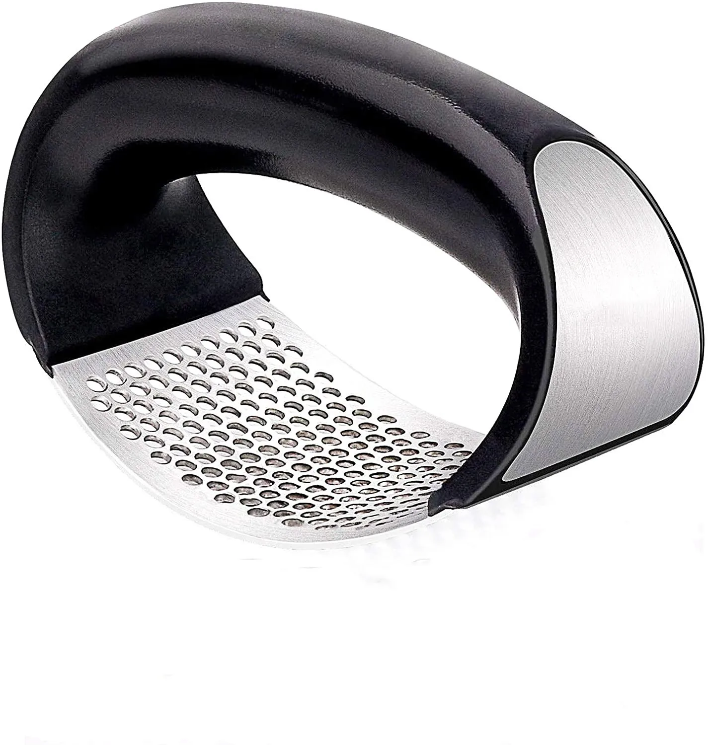 1pcs Stainless Steel Garlic Press Manual Mincer Chopping Tools Curve Fruit Vegetable Kitchen Gadgets | Дом и сад