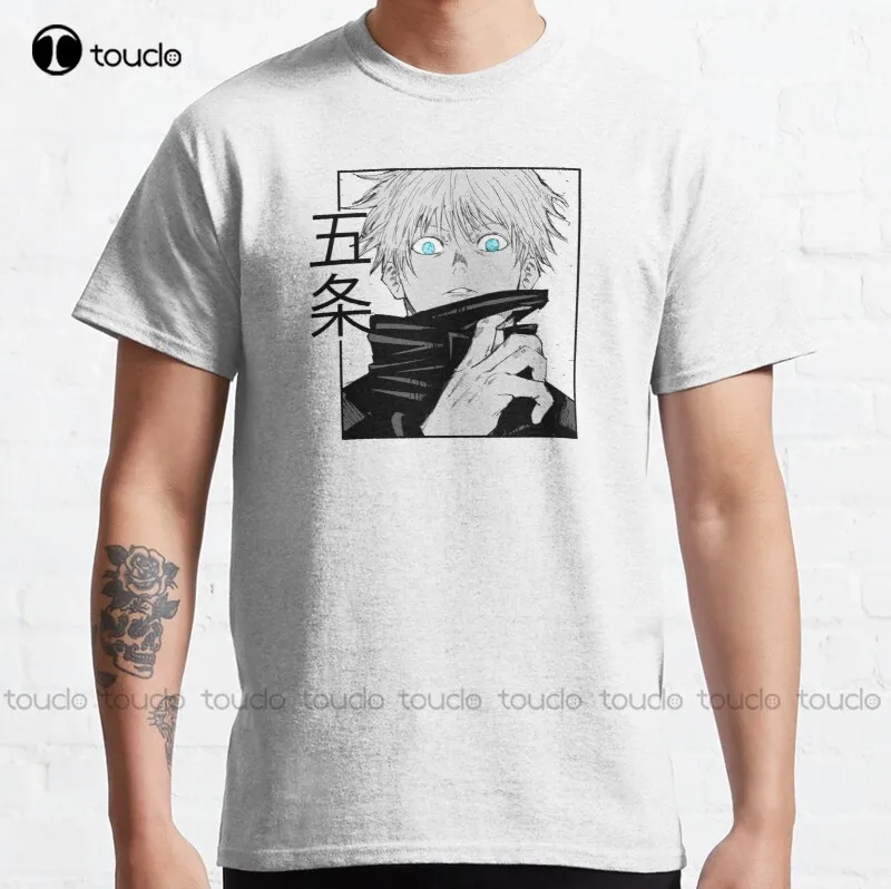 

New Satoru Gojo Classic T-Shirt Cotton Tee Shirt S-5Xl Unisex 100% cotton tshirts men