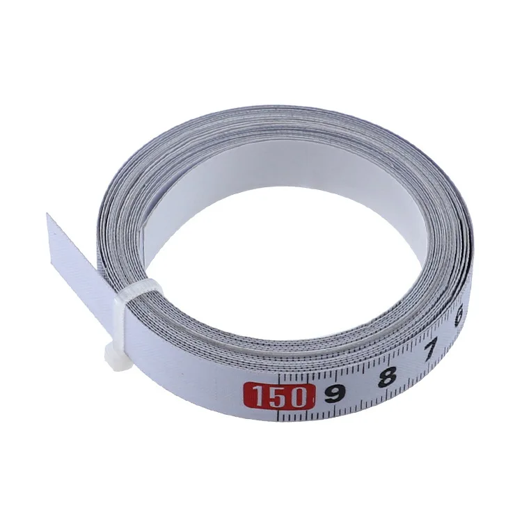 

1-5m Stainless Steel Miter Track Tape Measure Self Adhesive Metric Scale Ruler Rust-Proof Durable and Wear-Resistan Ruler
