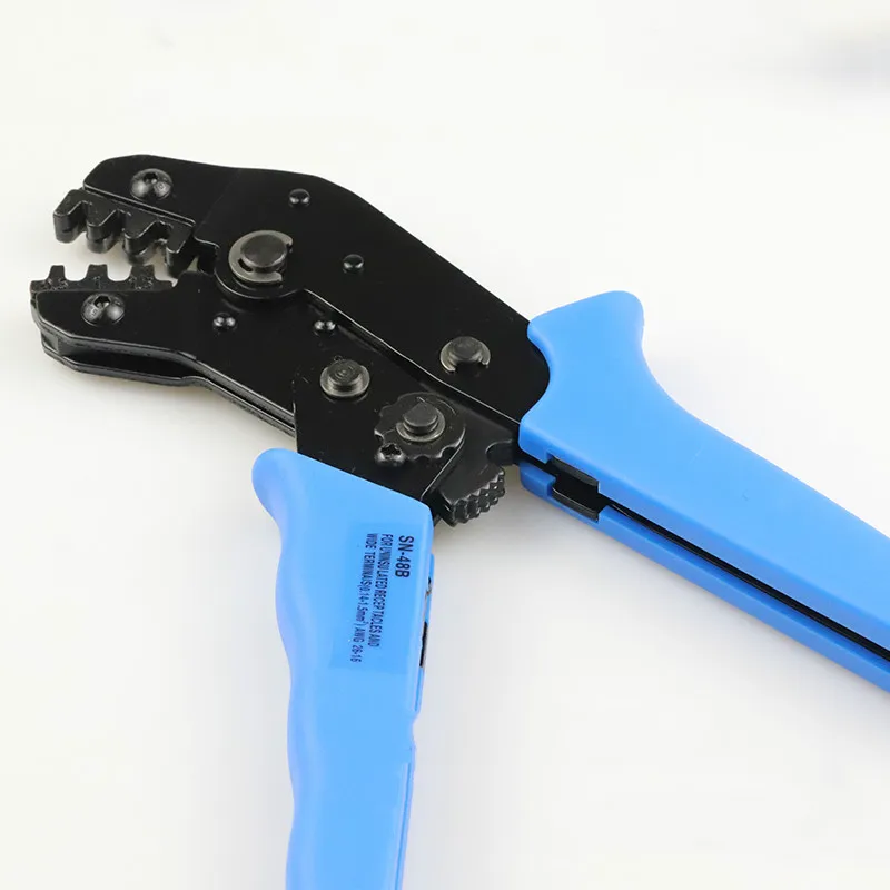

6.3/4.8/2.8 SN-48B MINI EUROP STYLE crimping tool crimping plier 0.5-1.5mm2 multi tool tools hands BLUE