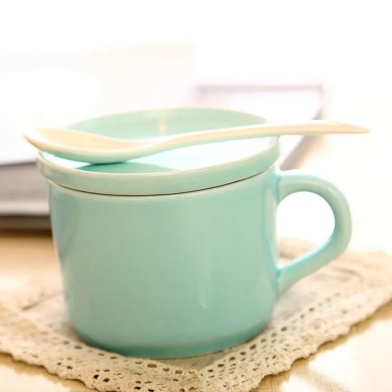 Креативная керамическая чашка кофейная 3D молочная с животным милая мультяшная