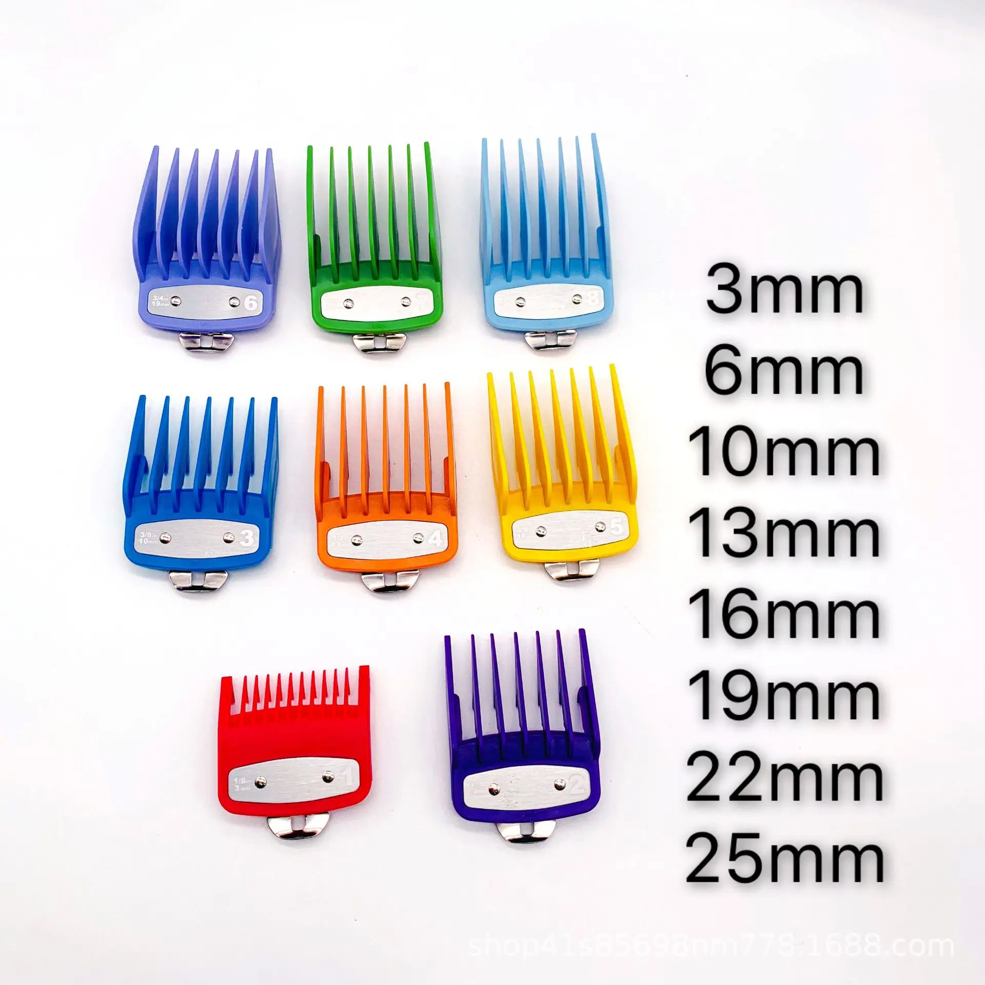 Цветная направляющая расческа разных размеров металлические гребни машинка для