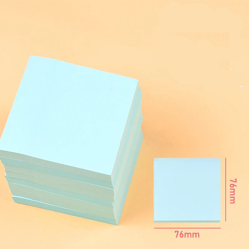 

100pages/pad Sticky notes 76X76mm paste n times index stickers note-pad stickers self-adhesive mark Sticky notes notebooks