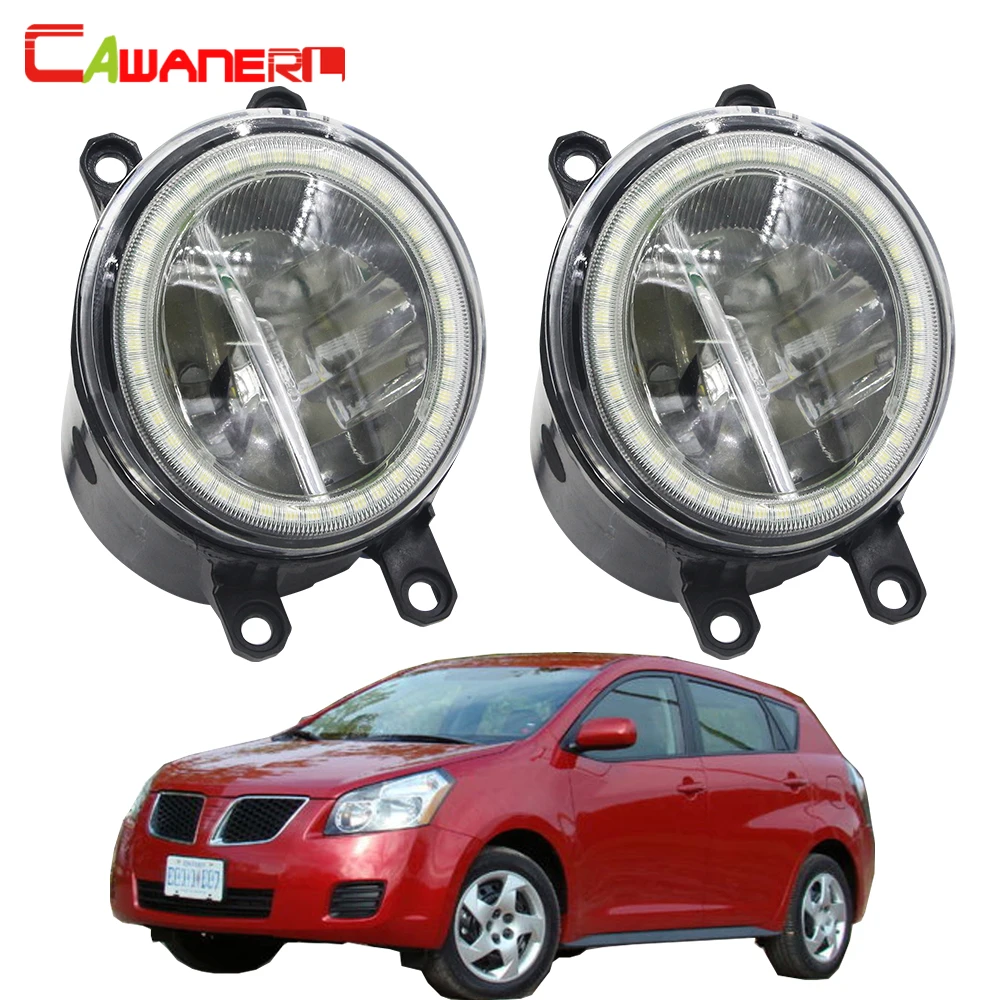 Cawanerl для Pontiac Vibe 2008 2009 2010 автомобиля светодиодный лампы 4000LM туман светильник +