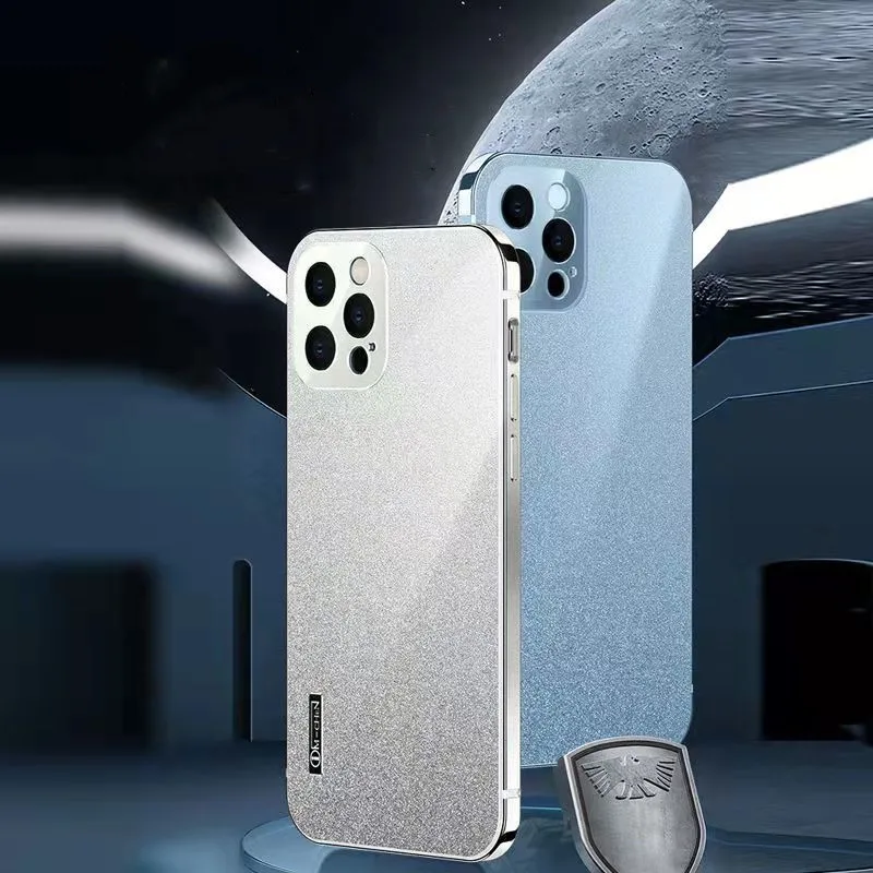 

Блестящий стальной металлический бампер для телефона iphone 13 13 Pro Max, алюминиевая задняя крышка для iphone 13 13 Pro, защитный чехол с полной защитой 13