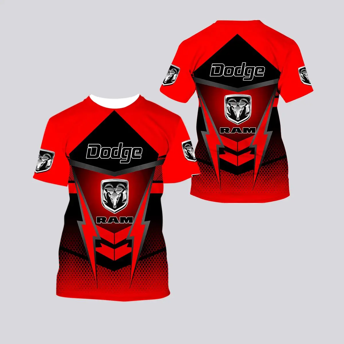 

2021 new personality men's short-sleeved antelope sports T-shirt clothing customization 3D printing O-neck hip-hop style casual