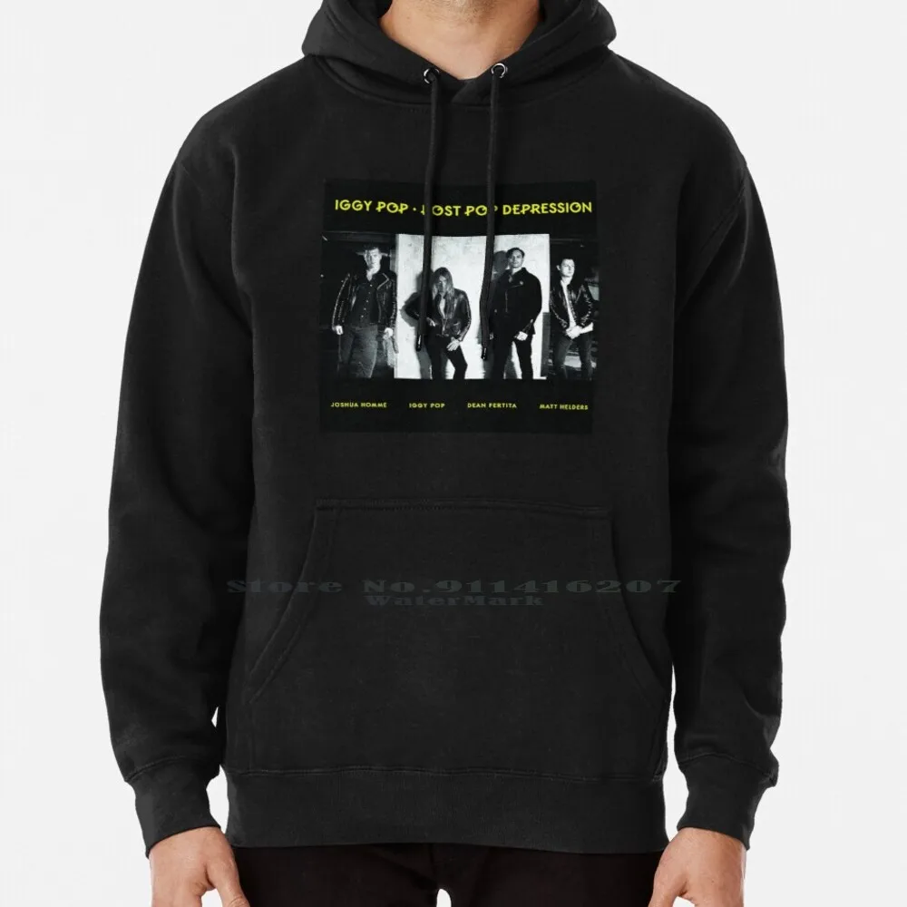 

Iggy Pop Post Pop Depression Hoodie Sweater 6xl Cotton Iggy Pop Post Pop Depression The Stooges Qotsa Josh Homme Matt Helders