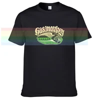 gas monkey garage t shirt green skeleton racer shirt limitied edition unisex brand t shirt cotton amazing short sleeve tops n66