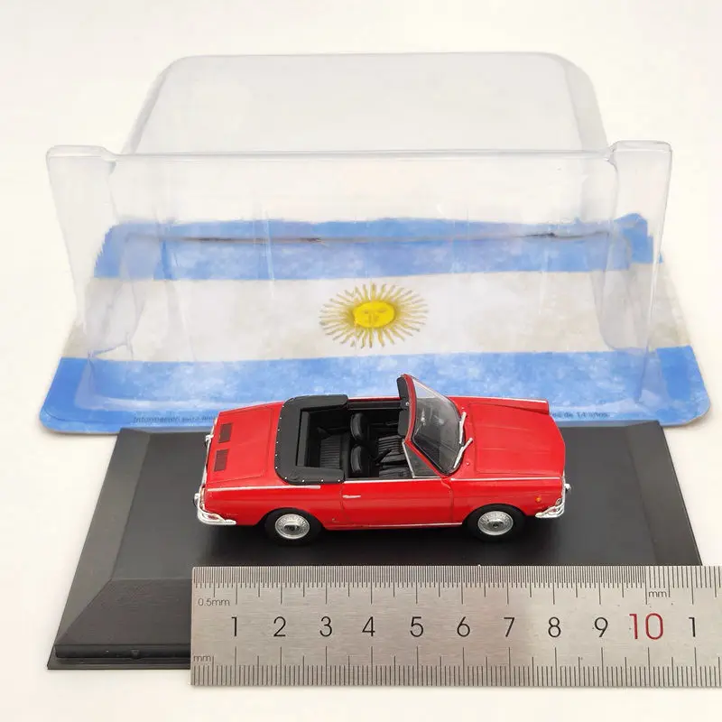 IXO 1:43 для Fiat 800 Spider 1966 красные литые модели автомобилей Ограниченная серия