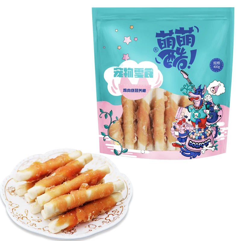 

Chicken milk stick 200g/bag pet snacks nutrition and delicious molar teeth cleaning Free shipping