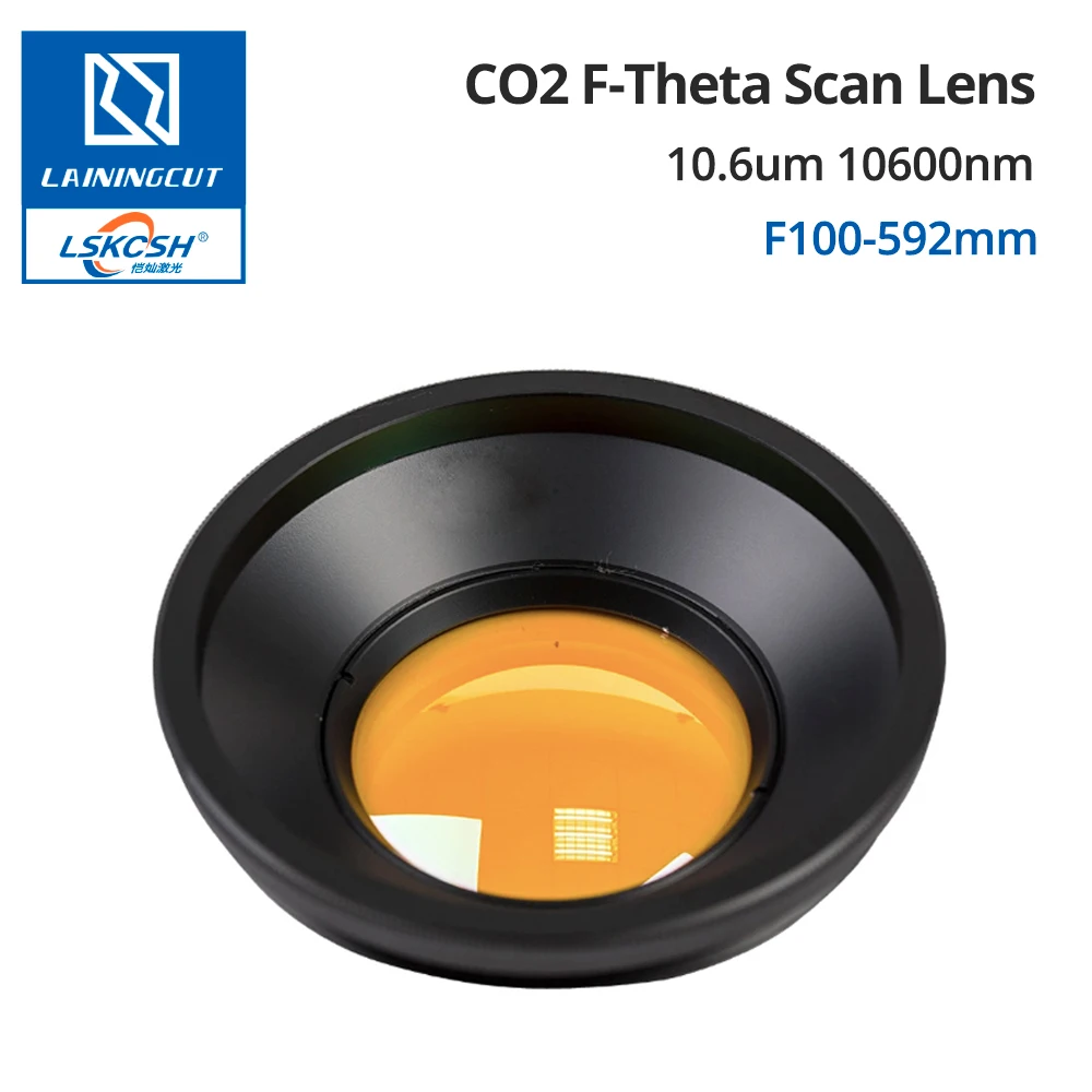 Объектив для сканирования Co2 F-theta полевой объектив 10 6 мкм 10600 нм 50x50-600x600